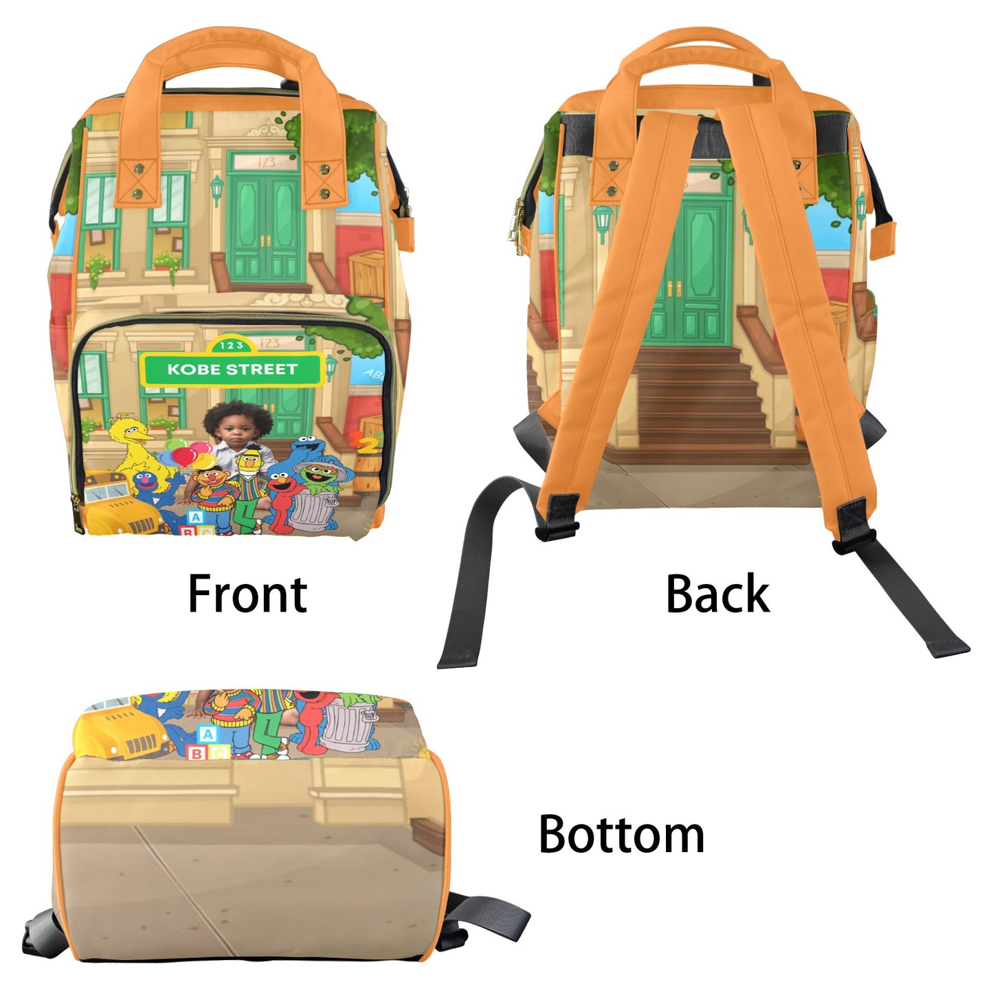 Large Character Diaper Bag