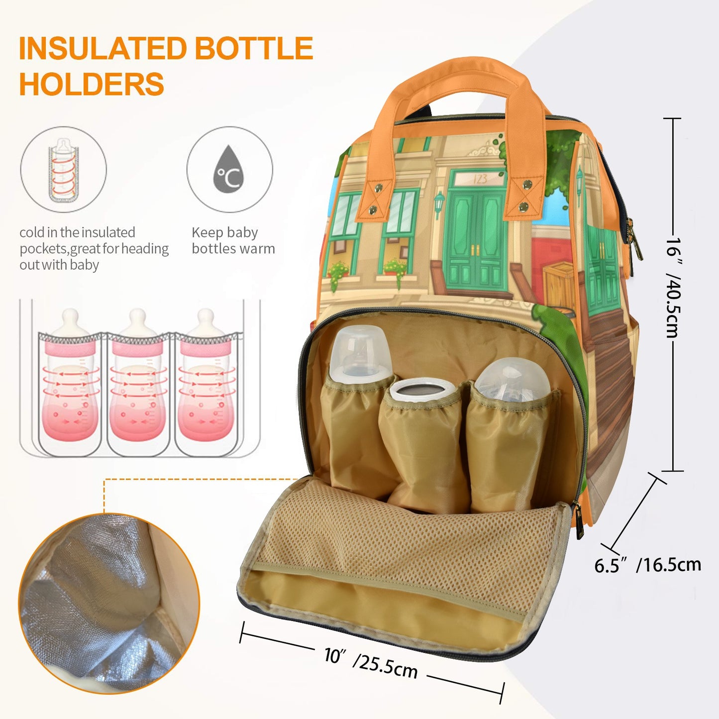 Large Character Diaper Bag