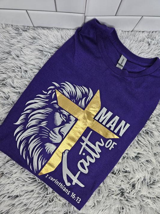 Man of Faith Lion Tee