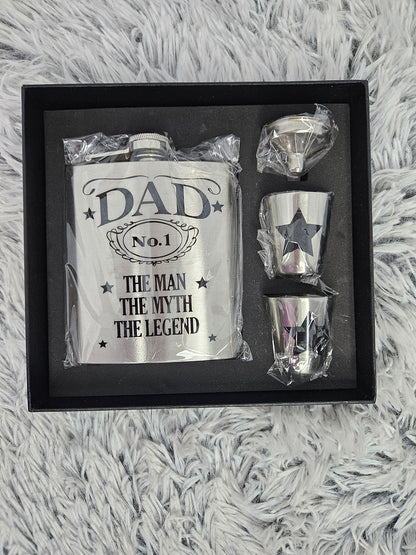 Stainless Steel Flask Set