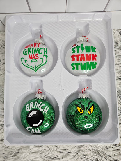 ✨ Custom Christmas Ornaments – Glitter or Painted! ✨