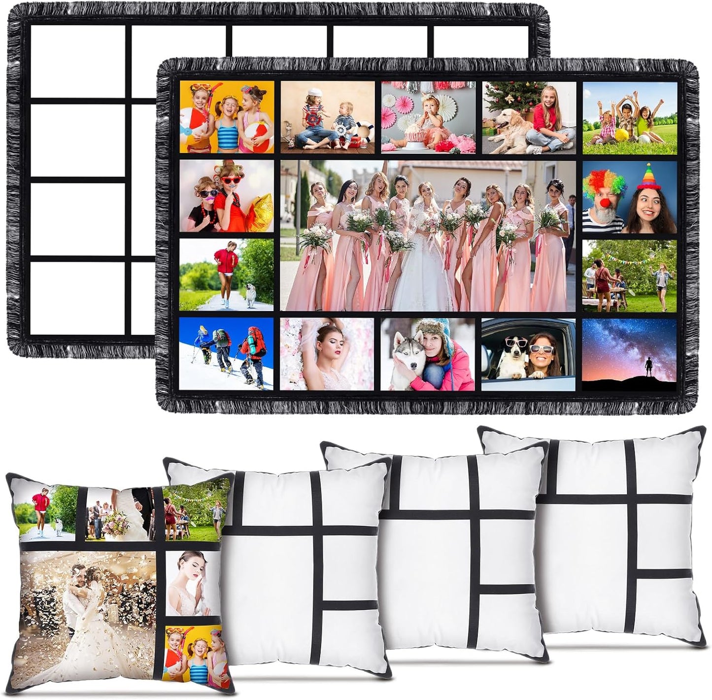 🛋️ Personalized Sublimation Blankets & Pillows
