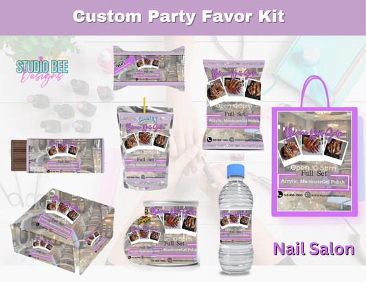 Nail Salon Party Favors Kit