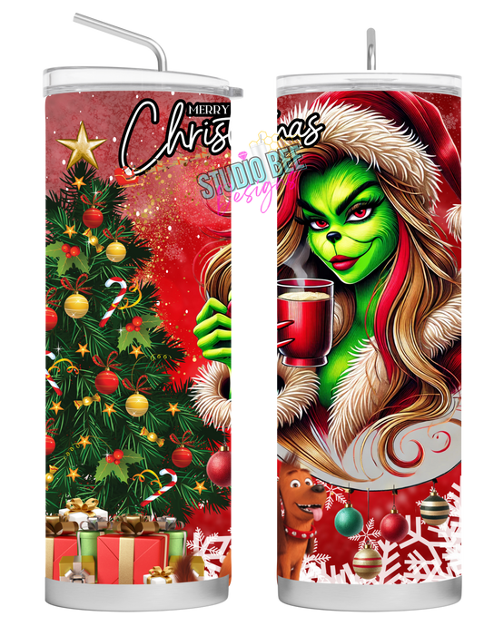 Girl Grinch Tumbler