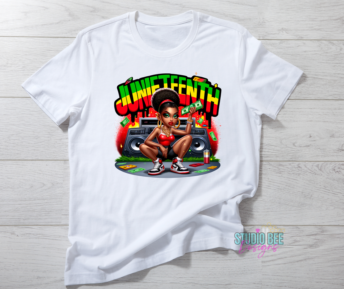 Juneteenth Boombox Tee