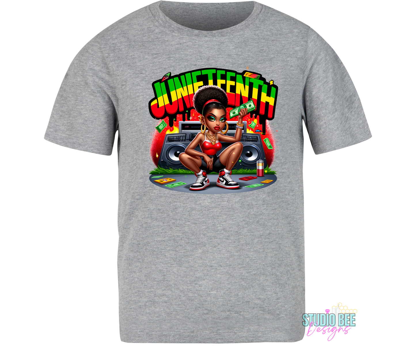 Juneteenth Boombox Tee