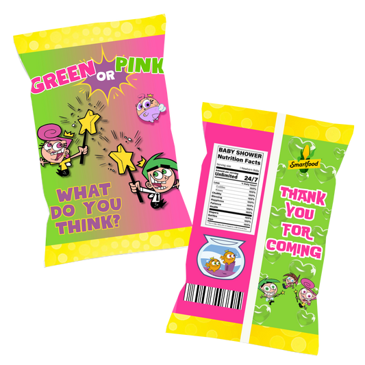 Fairly Odd Parents Chip Bag Canva Template