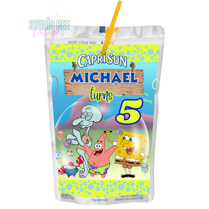 Custom Juice Pouches