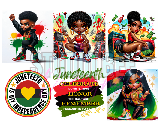 Juneteenth Digital PNG Bundle