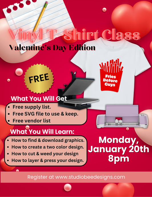 Free Virtual T-Shirt Class